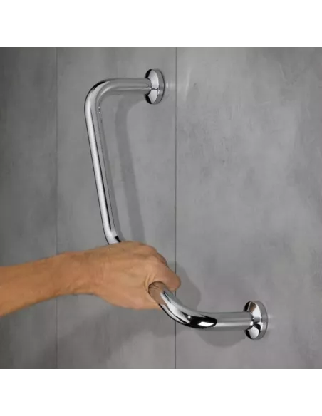 Poignée coudée de maintien de douche Mano