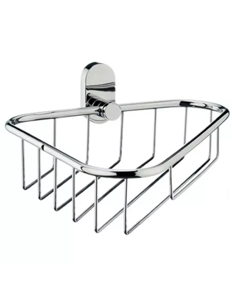 Porte Savon Douche Angle Droit Inox Brillant Lucido