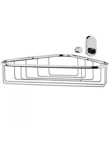 Porte Savon Douche Angle Droit Inox Brillant Lucido 2