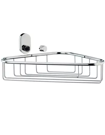 Porte Savon Douche Angle Gauche Inox Brillant Lucido