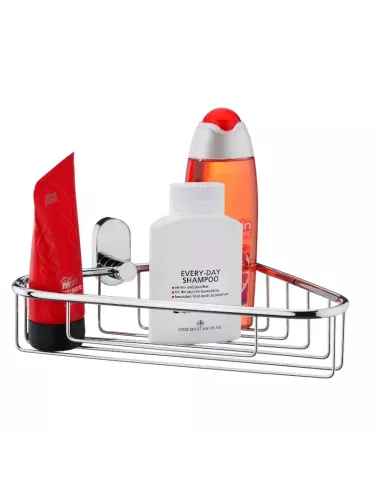 Porte Savon Douche Angle Gauche Inox Brillant Lucido