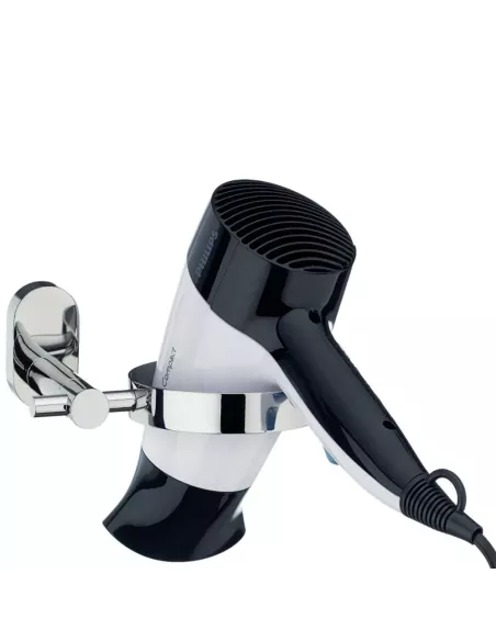 Porte Sèche Cheveux Inox Brillant Lucido