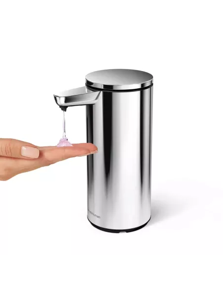 Distributeur Savon Automatique Rechargeable - Inox Poli - Simplehuman