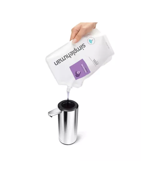 Distributeur Savon Automatique Rechargeable - Inox Poli - Simplehuman