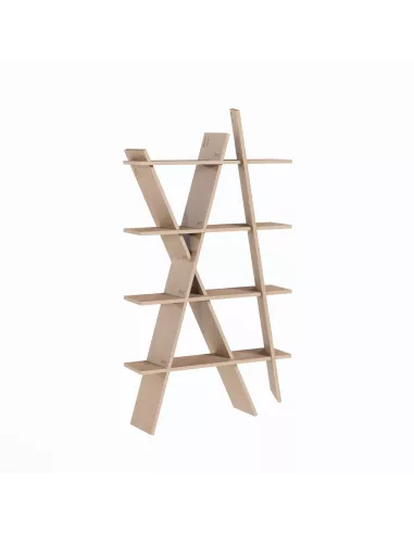 Etagère Design XI - en MDF Plaqué bois naturel