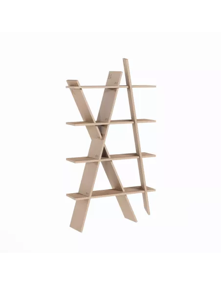 Etagère Design XI - en MDF Plaqué bois naturel
