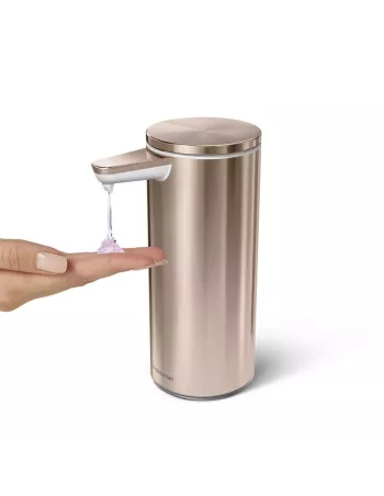 Distributeur Savon Automatique Rechargeable Or Rose - Simplehuman