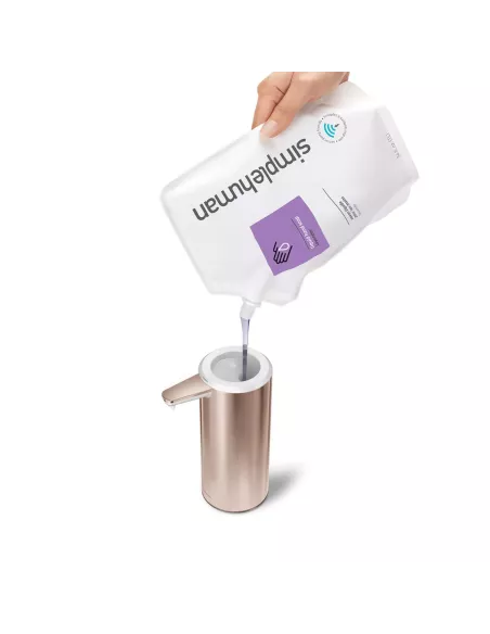 Distributeur Savon Automatique Rechargeable Or Rose - Simplehuman
