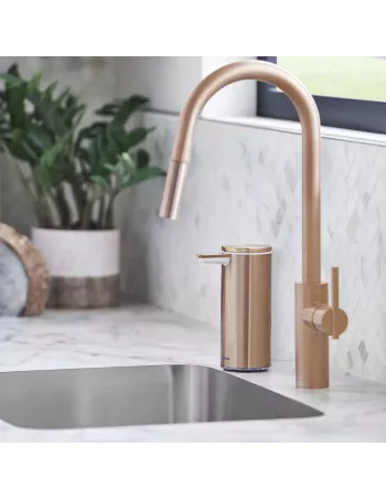Distributeur Savon Automatique Rechargeable Or Rose - Simplehuman 2