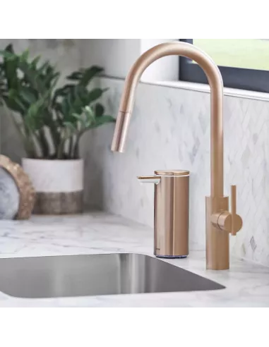 Distributeur Savon Automatique Rechargeable Or Rose - Simplehuman