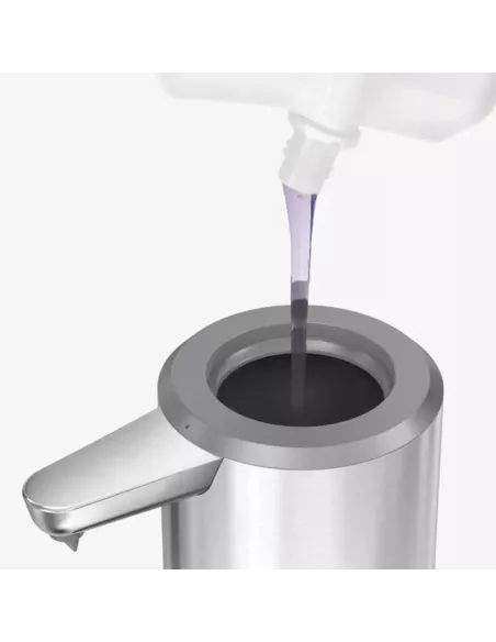 Distributeur Savon Automatique Rechargeable - Inox Brossé - Simplehuman