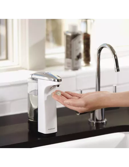 Distributeur Savon Automatique Compact Blanc - Simplehuman