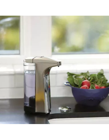 Distributeur de Savon Automatique Nickel Compact - Simplehuman