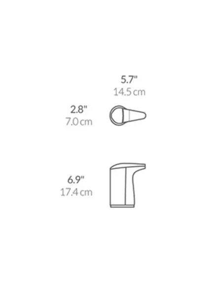 Distributeur de Savon Automatique Nickel Compact - Simplehuman