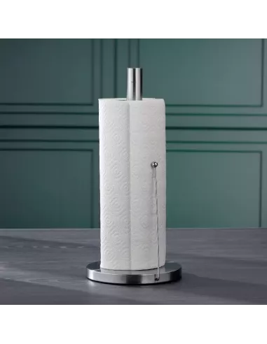 Porte Essuie Tout - Rollo - Inox Brossé