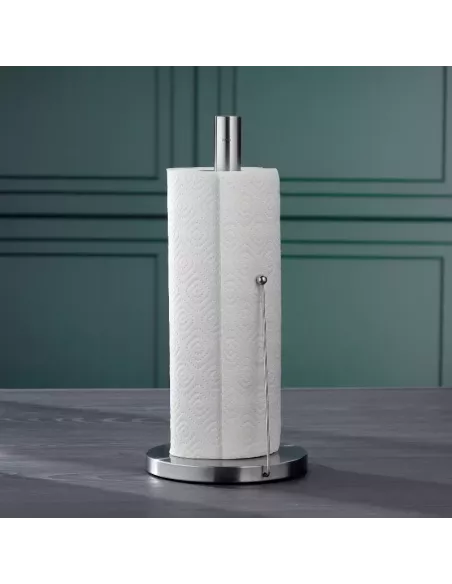 Porte Essuie Tout - Rollo - Inox Brossé