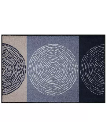 Tapis grand format large 75 x120cm Nestor type Denim