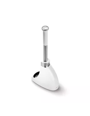 Brosse WC étroite blanche - Simplehuman