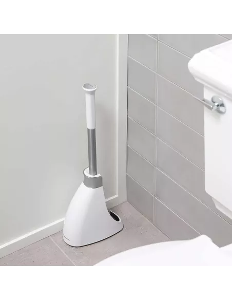 Brosse WC étroite blanche - Simplehuman