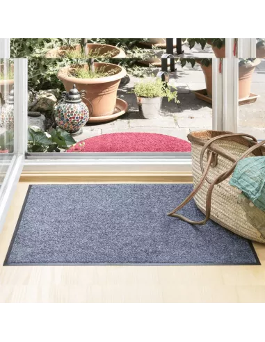 Tapis absorbant et antidérapant Uni - 7 tailles et 10 Couleurs au choix