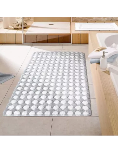 Tapis de bain Merida grisy - Kleine Wolke