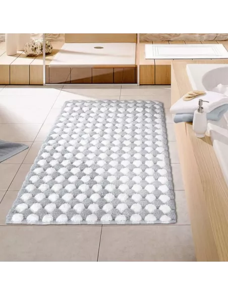 Tapis de bain Merida grisy - Kleine Wolke