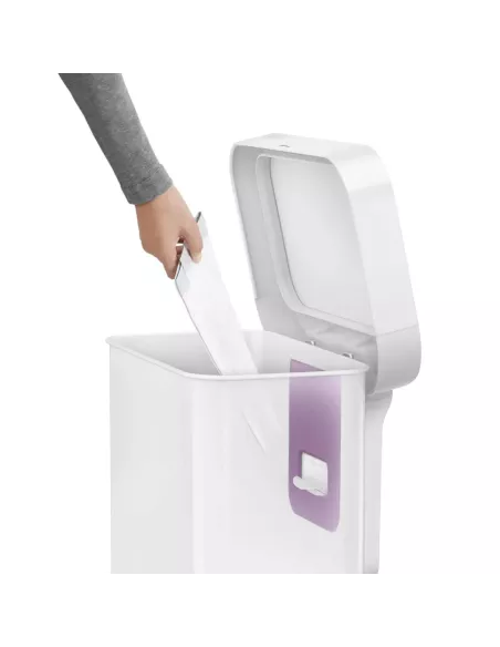 Poubelle Design à Pédale Rectangulaire 45L Inox Brossé - Simplehuman Poubelle Design à Pédale Rectangulaire 45L Inox Brossé - Simplehuman