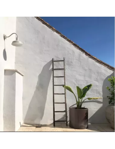 Applique Murale Intérieur/Extérieur Barn - ⌀36cm x 53cm - Blanc