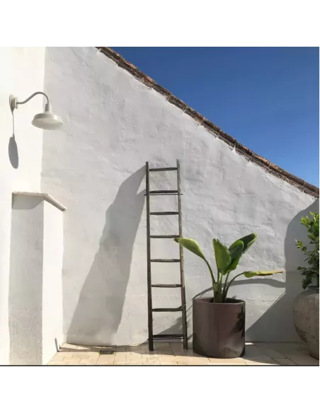 Applique Murale Intérieur/Extérieur Barn - ⌀36cm x 53cm - Blanc