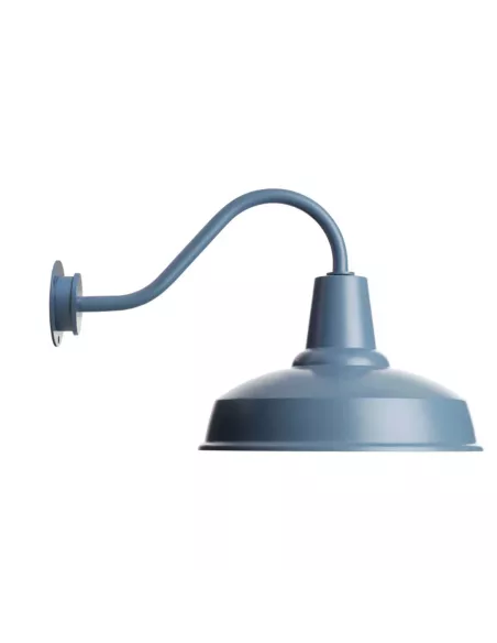 Applique Murale Intérieur/Extérieur Barn - ⌀36cm x 53cm - Bleu pétrole