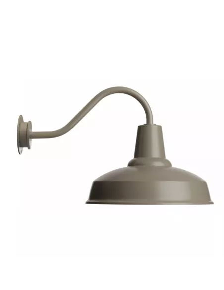 Applique Murale Intérieur/Extérieur Barn - ⌀36cm x 53cm - Taupe