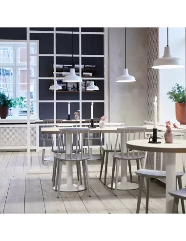 Lampe , suspension - Pandulera - 3 Diamètres au choix (Ø 26 cm - Ø 36 cm - Ø 50 cm) - Blanc