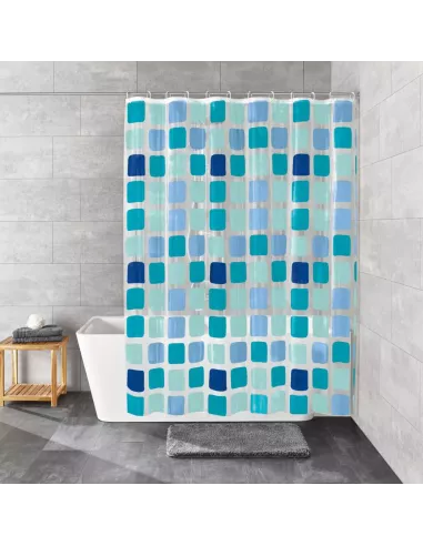 Rideau de Douche Sonny Bleu - Kleine Wolke