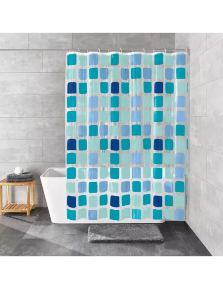 Rideau de Douche Sonny Bleu - Kleine Wolke