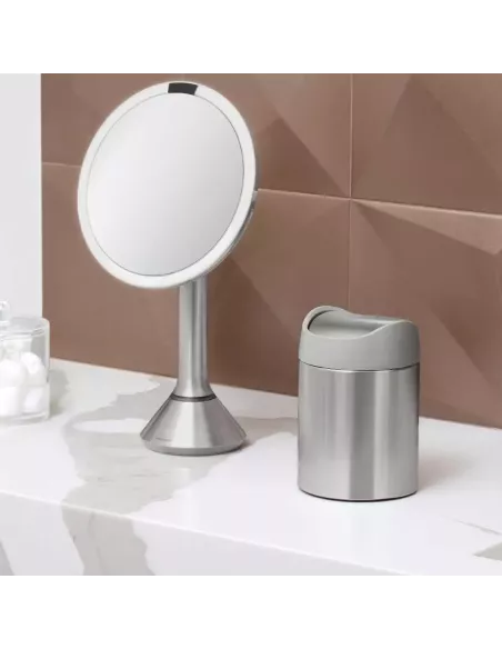 Mini Poubelle à bascule - 1,5L  - Inox Brossé