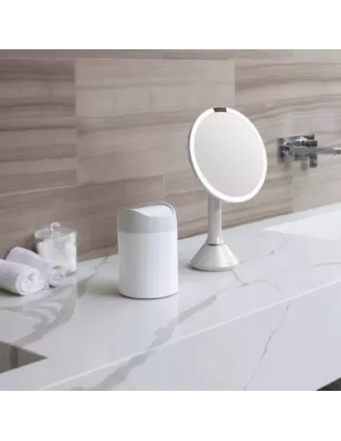 Mini Poubelle à bascule - 1,5L  - Blanc