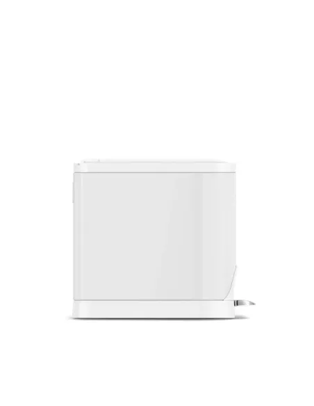 Poubelle Papillon à pédale - 10L - Blanc