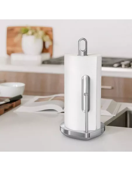 Porte Essuie-tout avec Bras de tension - Inox Brossé