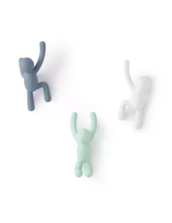 Patère murale Buddy Hooks - Pastel - Lot de 3