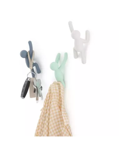 Patère murale Buddy Hooks - Pastel - Lot de 3