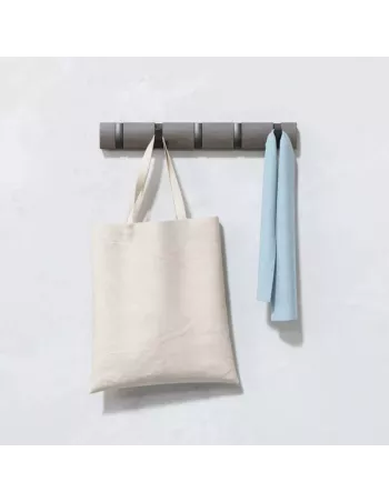 Porte Manteau Mural - Flip 5 crochets - Gris / Etain 2