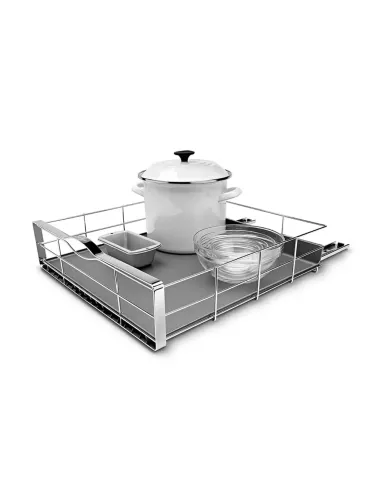 Rangement coulissant de placard - Organisateur de placard robuste - 50,2 cm – Simplehuman KT1120