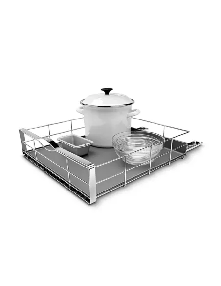 Rangement coulissant de placard - Organisateur de placard robuste - 50,2 cm – Simplehuman KT1120