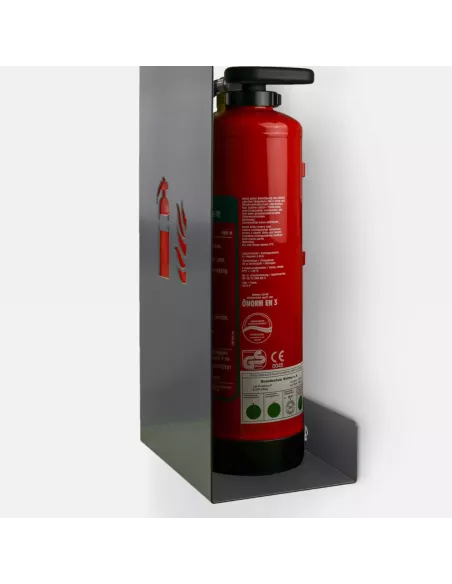 Coffret cache Extincteur Design - Fire Small -  Gris