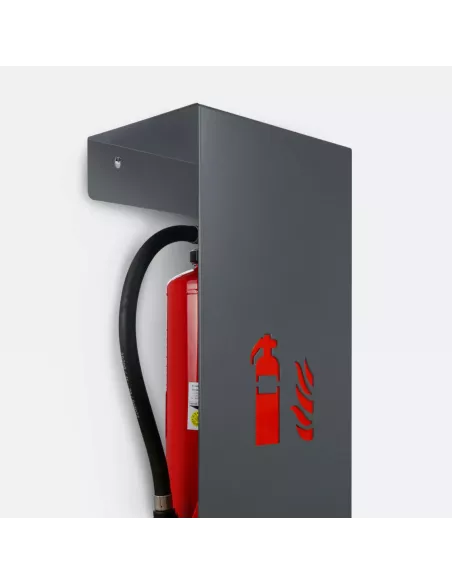 Coffret cache Extincteur Design - Fire Small -  Gris