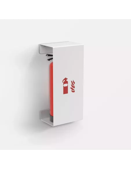 Coffret cache Extincteur Design - Fire Small -  Blanc