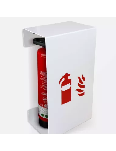 Coffret cache Extincteur Design - Fire Small -  Blanc