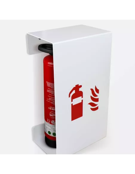 Coffret cache Extincteur Design - Fire Small -  Blanc