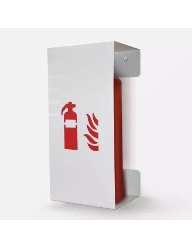 Coffret cache Extincteur Design - Fire Small -  Blanc