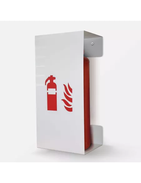 Coffret cache Extincteur Design - Fire Small -  Blanc